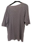 Vorschaubild 2 von T-Shirt Damen Mehrfarbig Gr. 44/XXL Baumwolle Grafisch Modern Halbarm