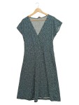 Vorschaubild 1 von Damen Freizeitkleid L Petrol Retro Wellenmuster