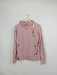 Vorschaubild 2 von Kapuzenpullover Damen Rosa Gr. 38/M Baumwolle Polyester Meliert Casual