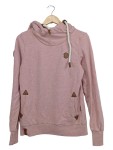 Vorschaubild 1 von Kapuzenpullover Damen Rosa Gr. 38/M Baumwolle Polyester Meliert Casual