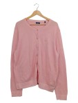 Vorschaubild 1 von Damen Strickjacke Rosa Baumwolle Gr. 44/XXL Basic Cardigan