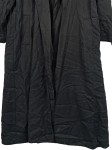 Vorschaubild 6 von Klassischer Mantel Damen Schwarz Gr. 40/L Lyocell Uni Langarm Ungefüttert