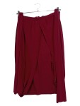 Vorschaubild 1 von Faltenrock Damen Gr. 38 Rot Elegant Maxirock