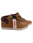Vorschaubild 1 von Stiefel Herren Gr. 41 Braun Synthetik Schnürung 1.5 cm Casual Freizeit Uni