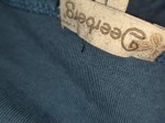 Vorschaubild 5 von Damen Rock Gr. M Petrol Baumwolle Casual Midirock