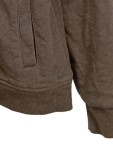 Vorschaubild 3 von Pelzjacke Damen Gr. 40/L Braun Baumwolle Polyester Uni Casual Langarm