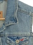 Vorschaubild 2 von Damen Jeans Weste Gr. 36/S Blau Casual Baumwolle