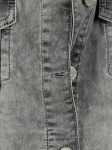 Vorschaubild 4 von BLUE FIRE CO Jeansjacke Damen Gr. 40 Grau Casual Denim Jacke