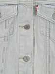 Vorschaubild 3 von Jeansjacke Damen Gr. 36/S Blau Casual Stickerei