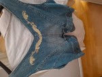 Vorschaubild 5 von Damen Jeansjacke Gr. 42 XL Blau mit Stickerei Casual