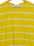 Vorschaubild 2 von Damen T-Shirt Gestreift Gelb Gr. 36/S Casual