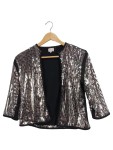 Vorschaubild 1 von Pailletten Bolero Jacke Damen XS Schwarz Glamourös Party