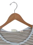 Vorschaubild 4 von Damen Freizeithemd Gestreift Henley Knopfleiste Gr. S
