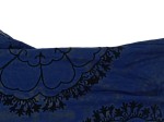 Vorschaubild 4 von Damen Top Shirt Gr. 38/M Blau Casual Florales Muster