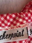 Vorschaubild 5 von Trachtenbluse Damen Gr. 38 Karo Rot Off Shoulder