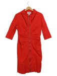 Vorschaubild 1 von Damen Etuikleid Rot Gr. 38 Elegant Business Midikleid