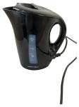 WAVES Wasserkocher elektrisch Teekocher Kessel Schwarz