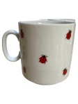 Vorschaubild 1 von Tasse Keramik Marienkäfer Weiß Charmant Kaffeebecher Teetasse