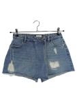Vorschaubild 1 von Damen Jeansrock Blau XS Casual Destroyed Minirock