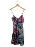 Vorschaubild 1 von Damen Sommerkleid Gr. 40 L Elegant Mehrfarbig Blumenmuster