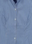 Vorschaubild 2 von Damen Hemdbluse gestreift Gr. 36 Business Blau Baumwolle
