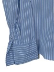 Vorschaubild 3 von Damen Hemdbluse gestreift Gr. 36 Business Blau Baumwolle