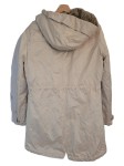 Vorschaubild 2 von Parka Damen Beige Gr. 40/L Baumwolle Polyamid Metall