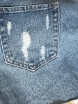 Vorschaubild 5 von Damen Jeansrock Blau XS Casual Destroyed Minirock
