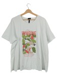 Vorschaubild 1 von Damen T-Shirt mit Print Einheitsgröße Weiß Casual