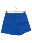 Vorschaubild 1 von Shorts Damen Blau Gr. W28/36/S Stoff Uni Casual Freizeit Chino