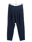 Vorschaubild 1 von Damen Stoffhose Blau Gr. 36/S Viskose Wolle Bundfalten
