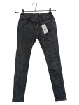 Vorschaubild 1 von Kinder Jeans Hose Tapered Fit Grau Gr. 152 Casual Biker-Stil
