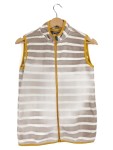 Vorschaubild 1 von Leichte Weste Kinder Mehrfarbig Gr. 158 Baumwolle Polyester Gestreift