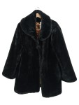 Vorschaubild 1 von Damen Kunstpelzmantel Gr. 36 Schwarz Elegant Fellmantel
