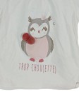 Vorschaubild 5 von Mädchen Langarmshirt Gr. 67/68 Weiß Charmant Eulenmotiv