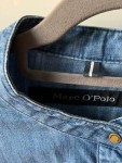 Vorschaubild 5 von Jeanskleid Damen Gr. 38/M Blau Baumwolle Lyocell Uni Casual Freizeit