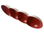 Vorschaubild 1 von Servierschale Dipschale Rot Kunststoff 41cm