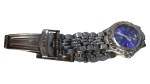 Vorschaubild 2 von Blue Damenuhr Armbanduhr Silber Edelstahl Elegant 20cm