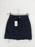 Vorschaubild 2 von Damen Minirock Jeansrock Schwarz Gr. 25 (34/XS) Casual