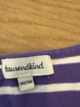 Vorschaubild 4 von Kinder T-Shirt Gr. 146 Lila Gestreift mit Pferd Casual