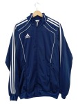 Vorschaubild 1 von Trainingsjacke Herren Gr. 52/XL Blau Polyester Uni Sportlich Langarm