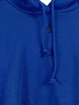 Vorschaubild 4 von Kapuzenpullover Damen Blau Gr. 36/S Baumwolle Uni Casual Sportlich