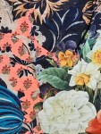 Vorschaubild 3 von Damen T-Shirt Gr. 40/L Blumenmuster Mehrfarbig Kurzarm