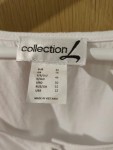 Vorschaubild 5 von Damen Freizeitkleid Gr. 44 Weiß Baumwolle Casual Midikleid