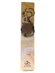 Vorschaubild 1 von LONGQUAN MONASTERY Charm Anhänger Holz Braun Traditionell Damen Blumenmuster