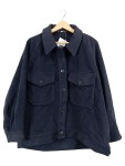Vorschaubild 1 von :C Damen Hemdjacke Shacket Gr. M Dunkelblau Wolle Casual