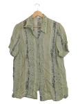 Vorschaubild 1 von Damen Freizeithemd Kurzarm Gestreift Mehrfarbig Gr. 46/3XL