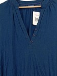 Vorschaubild 2 von Freizeitkleid Damen Blau Gr. 40/L Stoff Uni Casual Frühjahr/Sommer 87 cm