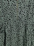 Vorschaubild 3 von Damen Freizeitkleid Grün Tierdruck Casual Gr. 42;XL