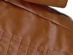 Vorschaubild 8 von Damen Kunstlederjacke mit Kapuze Braun Gr. 40/L Modern